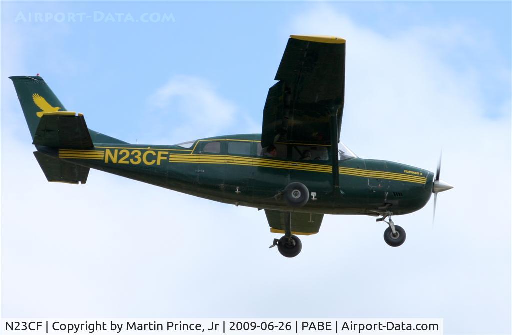 N23CF, 1974 Cessna 207 C/N 20700276, Landing 18 Bethel