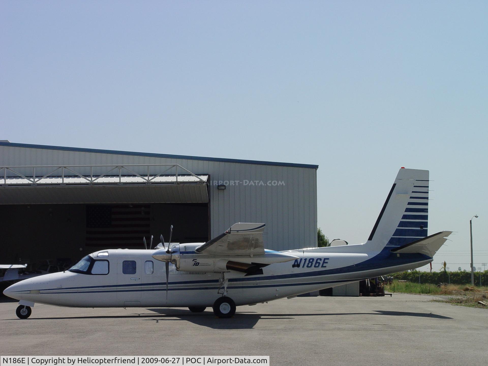 N186E, 1979 Rockwell International 690B C/N 11566, Parked at Howard Aviation