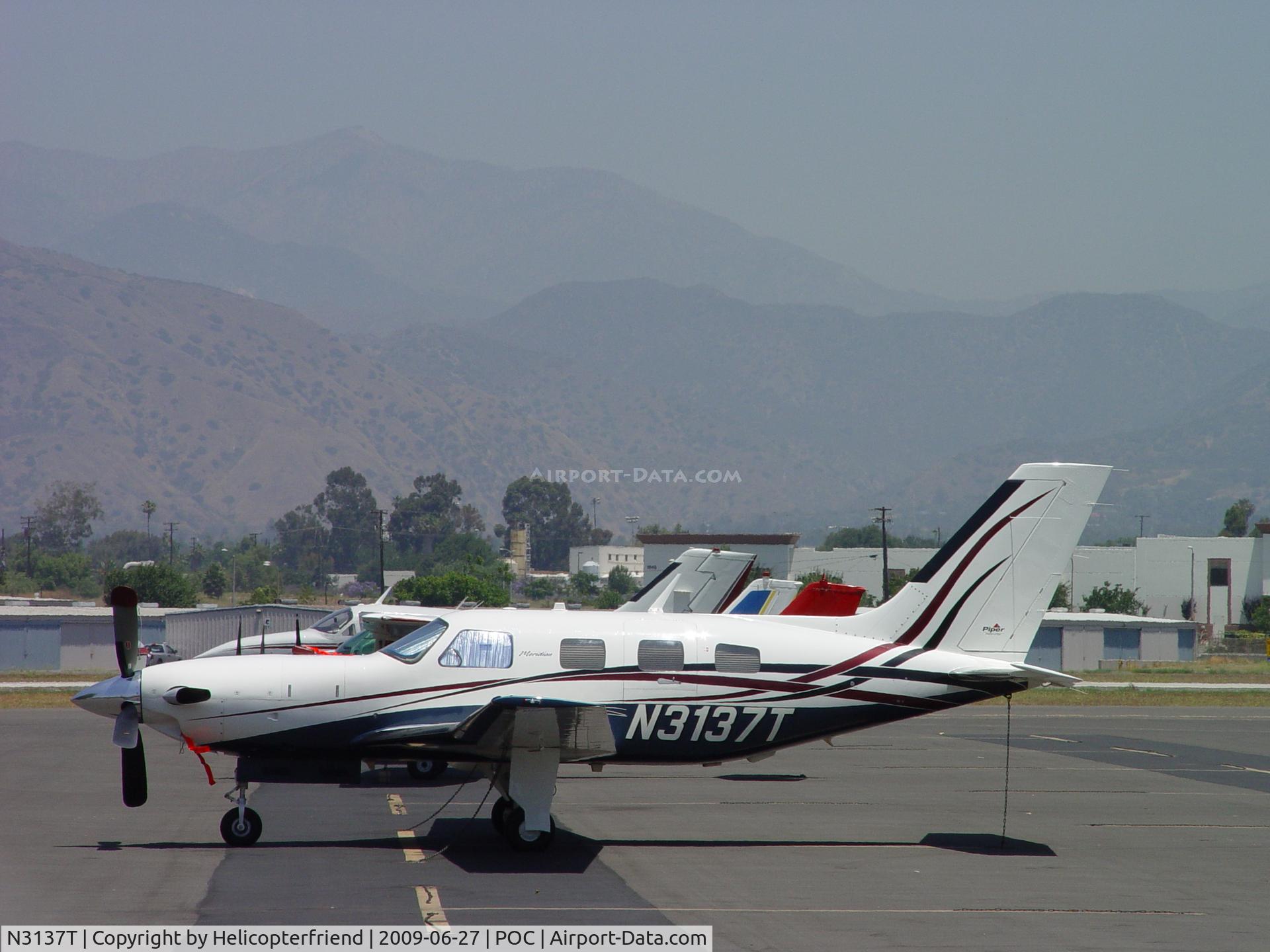 N3137T, 2006 Piper PA-46-500TP C/N 4697257, Parked in Transient parking