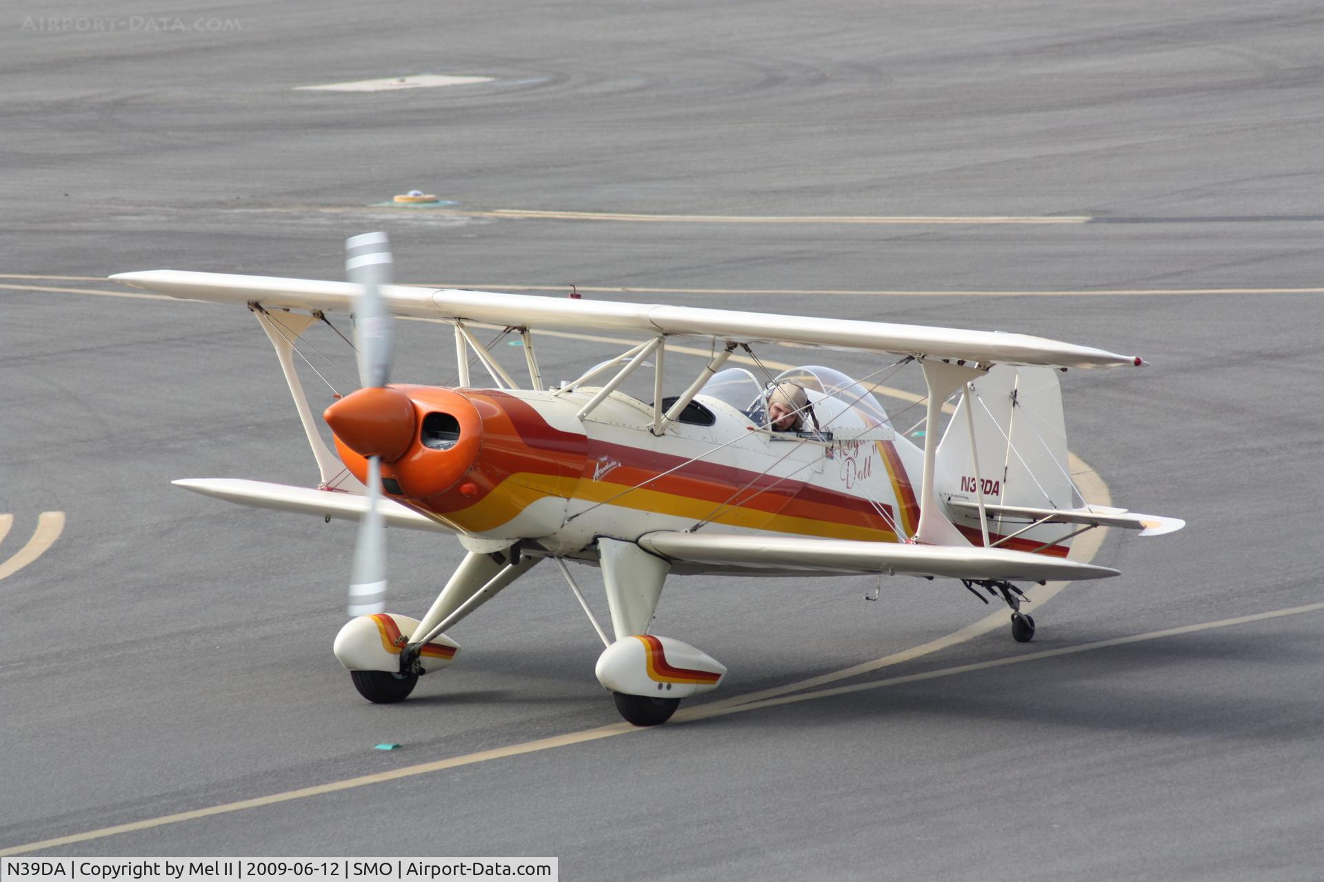 N39DA, 1978 Stolp SA-750 Acroduster Too C/N 1978DA, Taxiing To Parking
