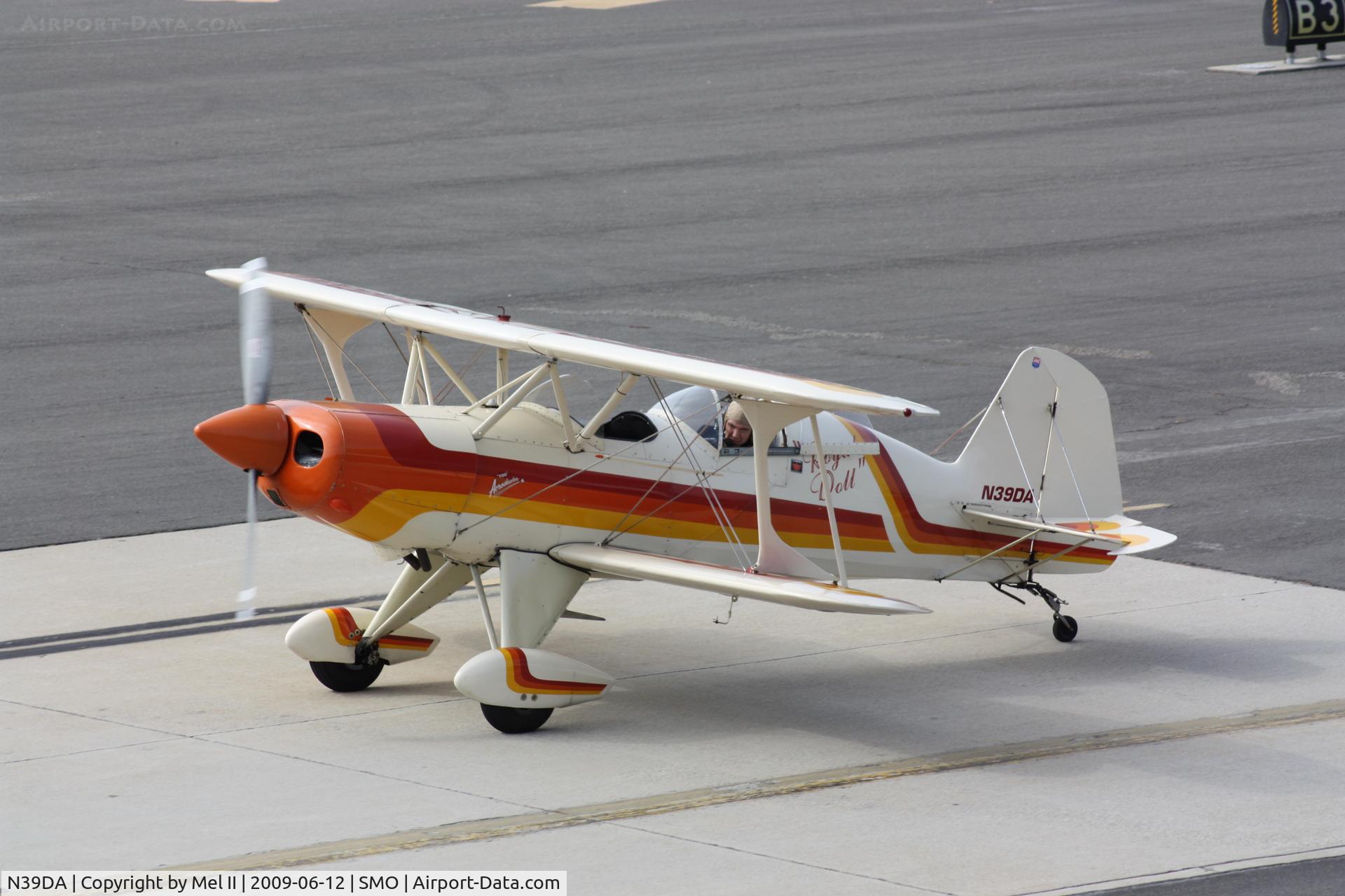 N39DA, 1978 Stolp SA-750 Acroduster Too C/N 1978DA, Taxiing To Parking