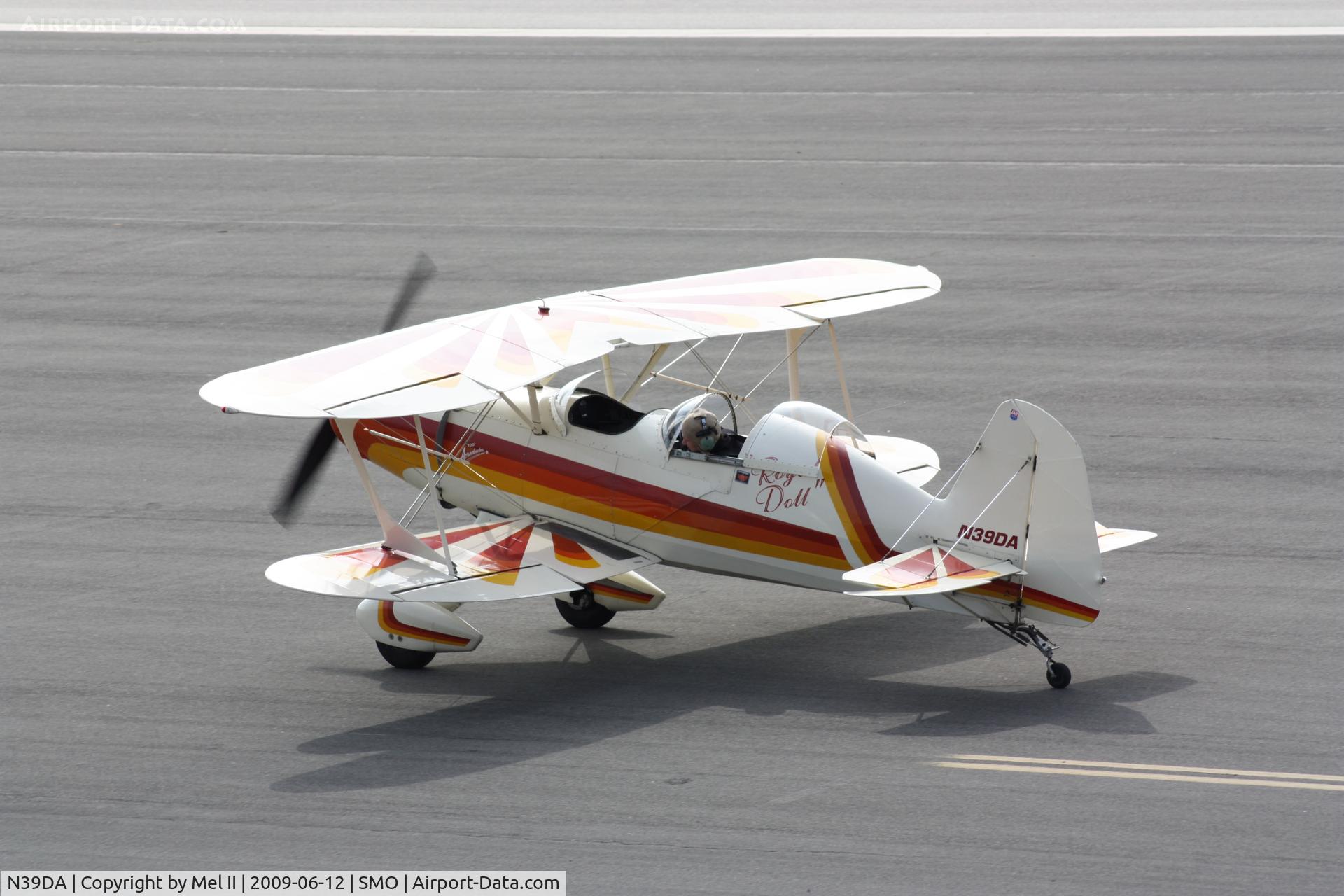 N39DA, 1978 Stolp SA-750 Acroduster Too C/N 1978DA, Taxiing To Parking