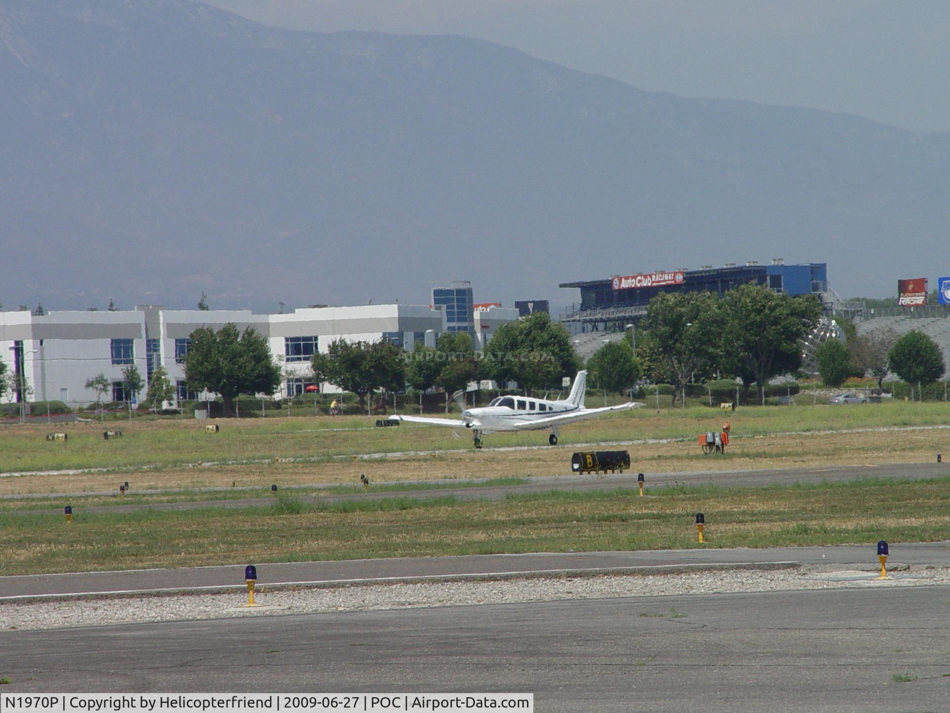 N1970P, 1981 Piper PA-32R-301T Turbo Saratoga C/N 32R-8129044, Starting to roll westbound on 26L