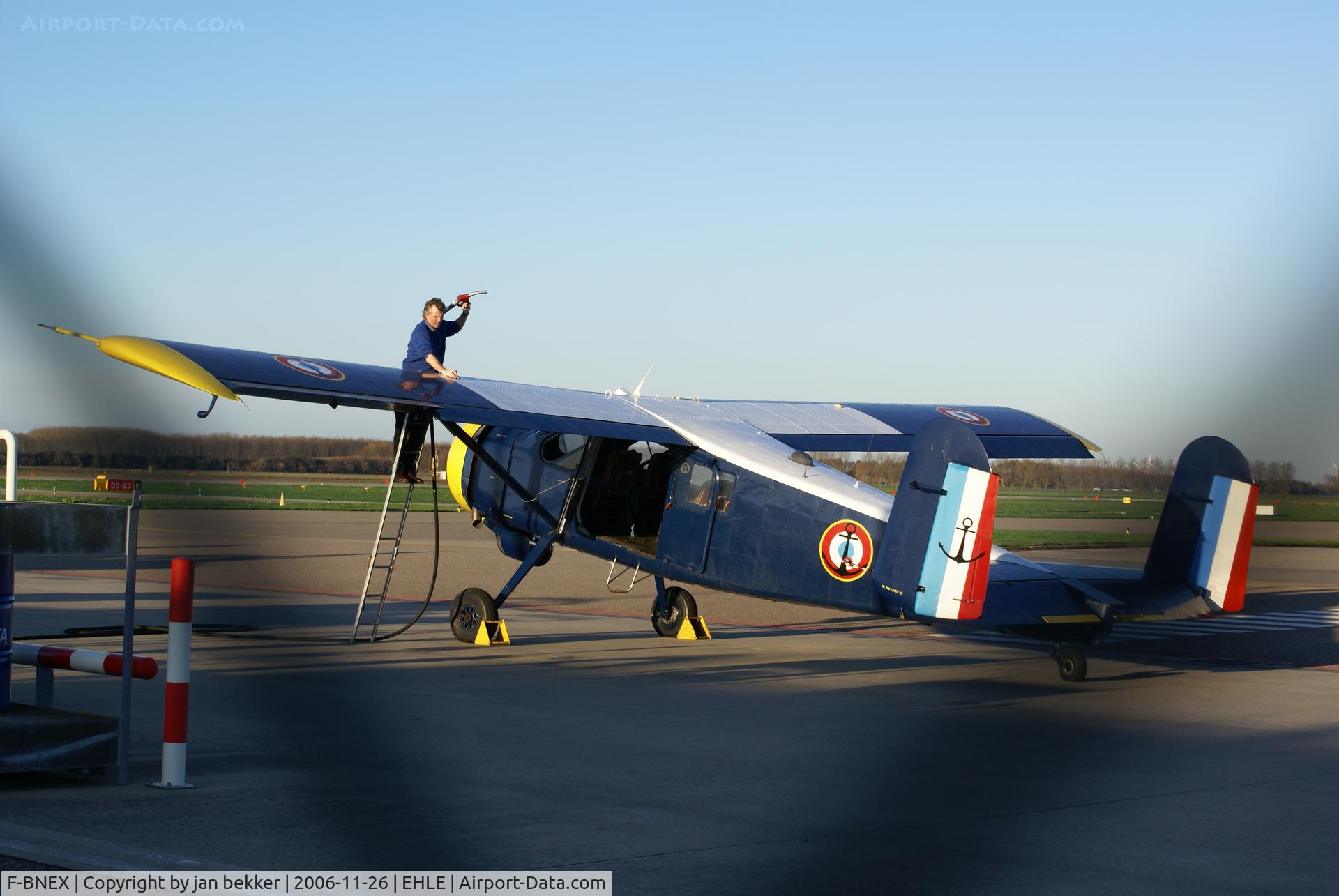 F-BNEX, 1958 Max Holste MH-1521C-1 Broussard C/N 108, Filling up Lelystad