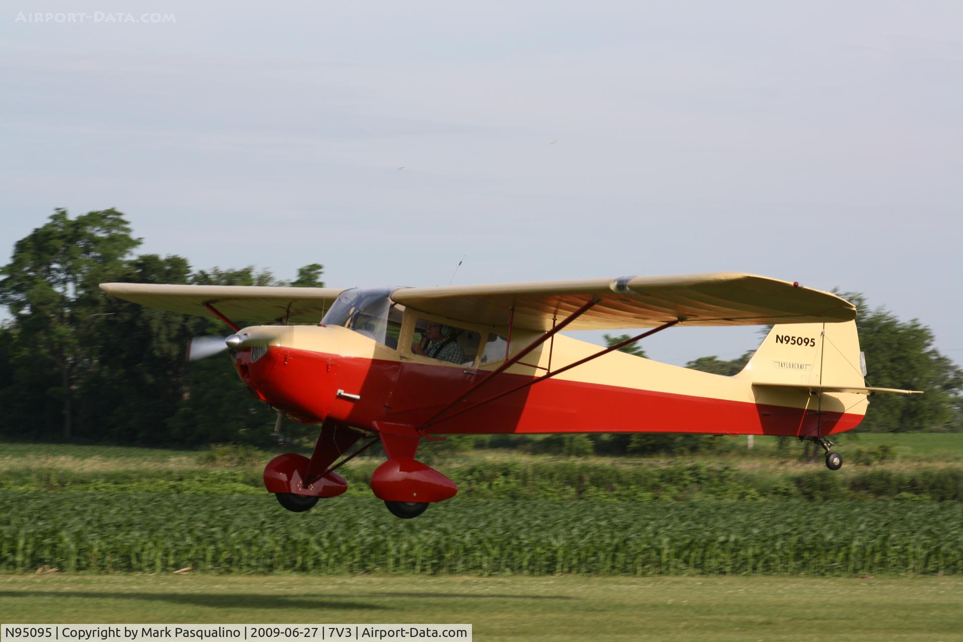 N95095, 1946 Taylorcraft BC12-D C/N 9495, Taylorcraft BC-12-D