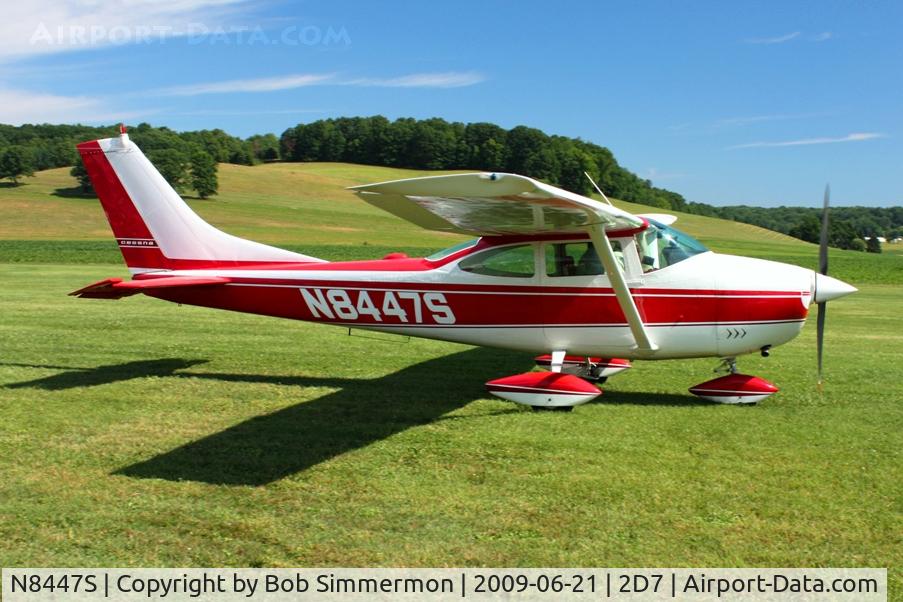 N8447S, 1965 Cessna 182H Skylane C/N 18256547, Father's Day fly-in at Beach City, Ohio