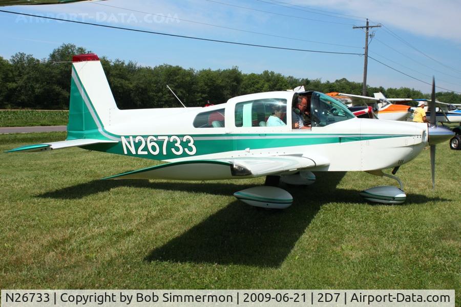 N26733, 1978 Grumman American AA-5A Cheetah C/N AA5A0605, Father's Day fly-in at Beach City, Ohio