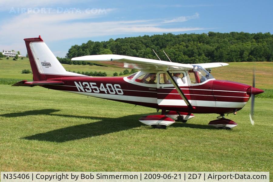 N35406, 1968 Cessna 172I C/N 17256752, Father's Day fly-in at Beach City, Ohio