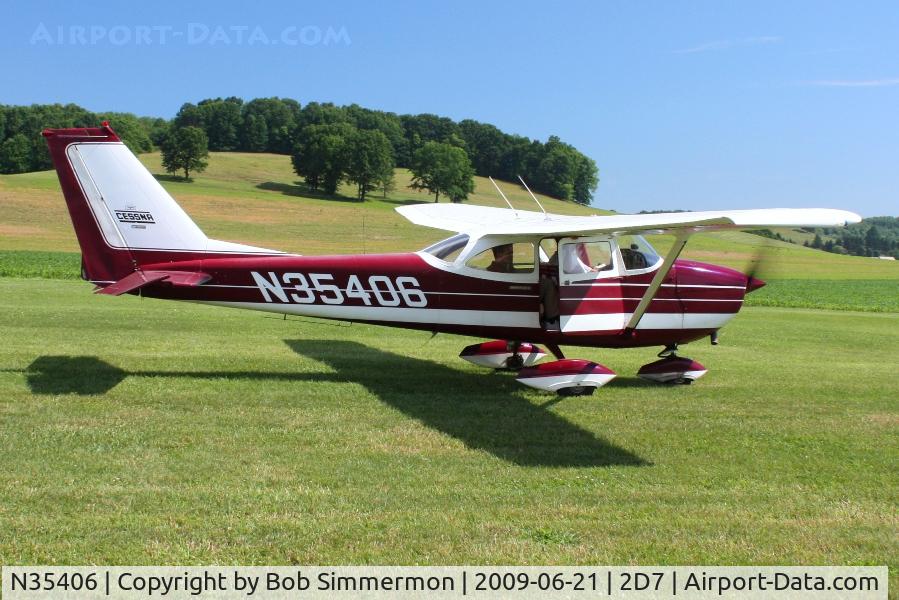 N35406, 1968 Cessna 172I C/N 17256752, Father's Day fly-in at Beach City, Ohio