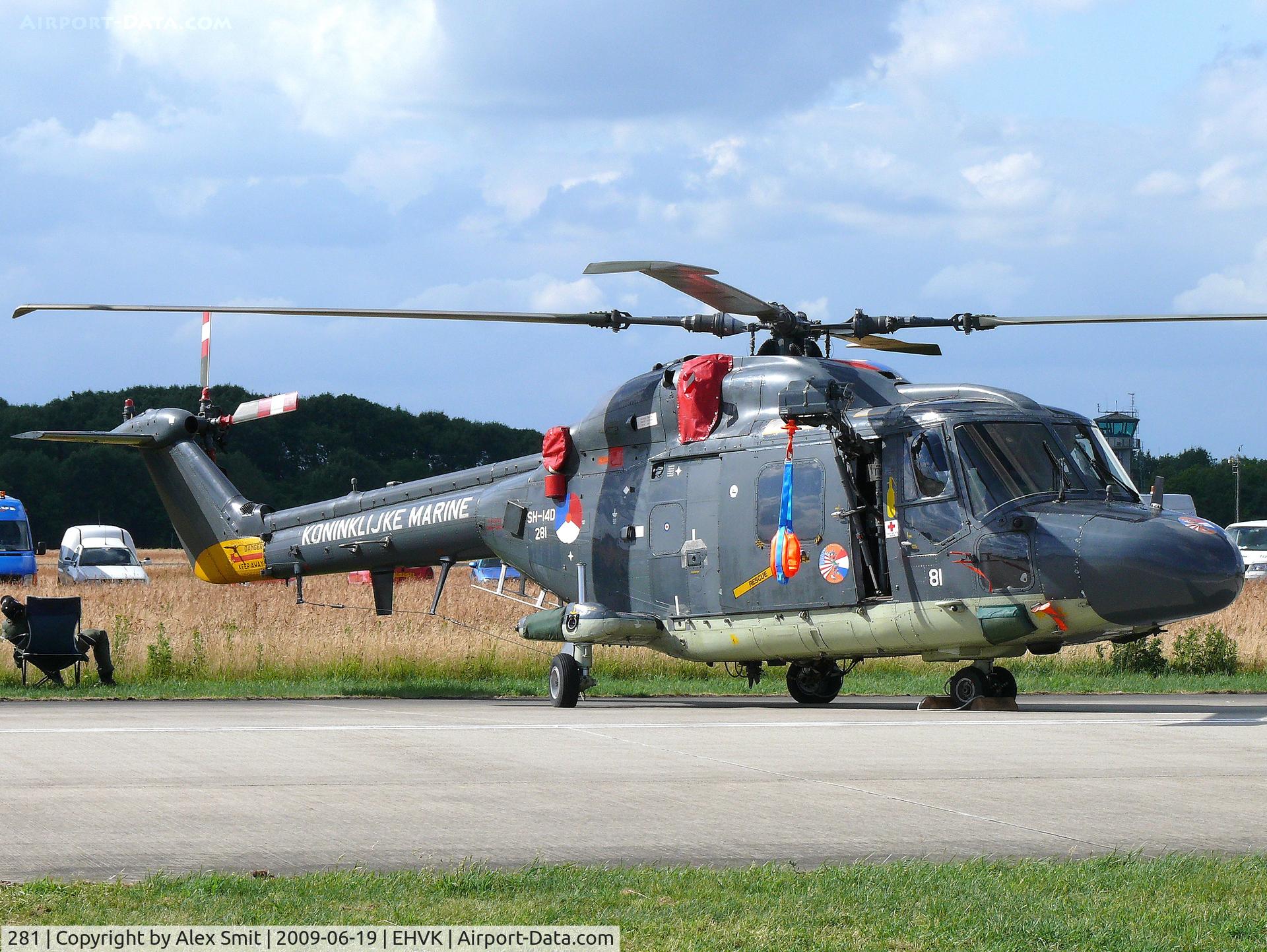 281, Westland SH-14D Lynx C/N 211, Westland SH-14D Lynx 281 Royal Netherlands Navy