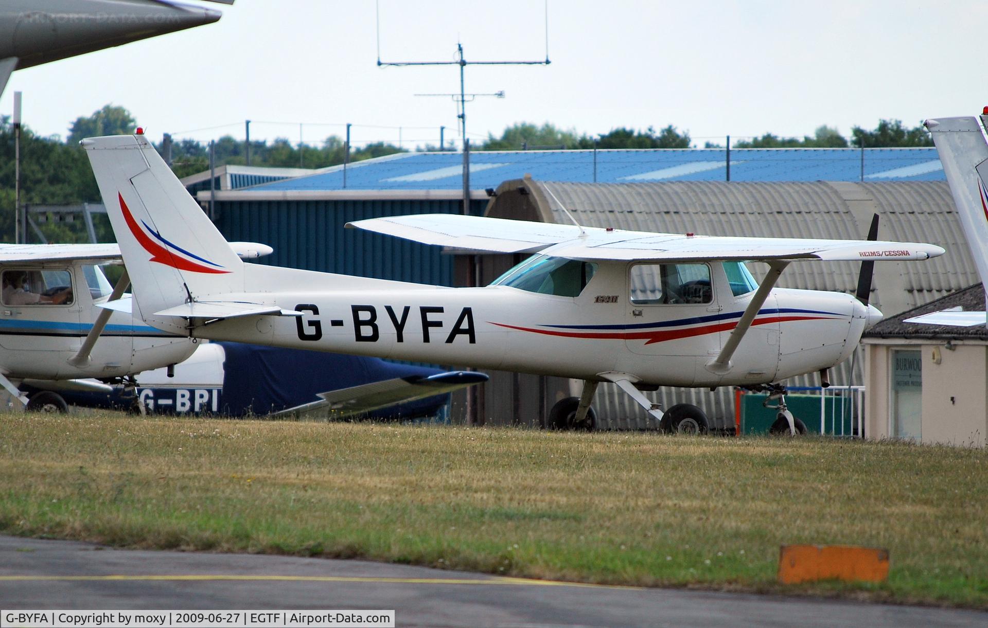 G-BYFA, 1985 Reims Cessna F152 C/N 1968, CESSNA F152 at Fairoaks