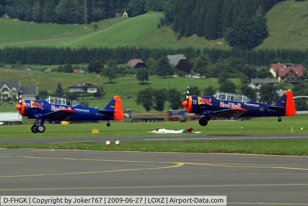 D-FHGK, 1942 Noorduyn AT-16 Harvard IIB C/N 14A-324, Red Bull / Sennheiser Noorduyn AT-16 Harvard IIB
