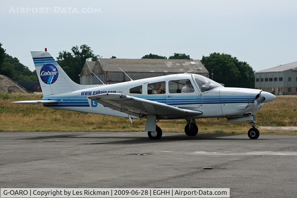 G-OARO, 1988 Piper PA-28R-201 Cherokee Arrow III C/N 2837006, Cabair at Bournemouth