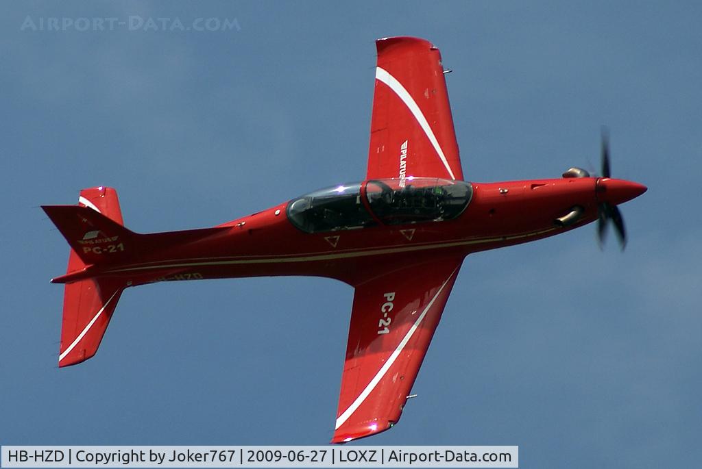 HB-HZD, 2007 Pilatus PC-21 C/N 102, Pilatus Aircraft Pilatus PC-21