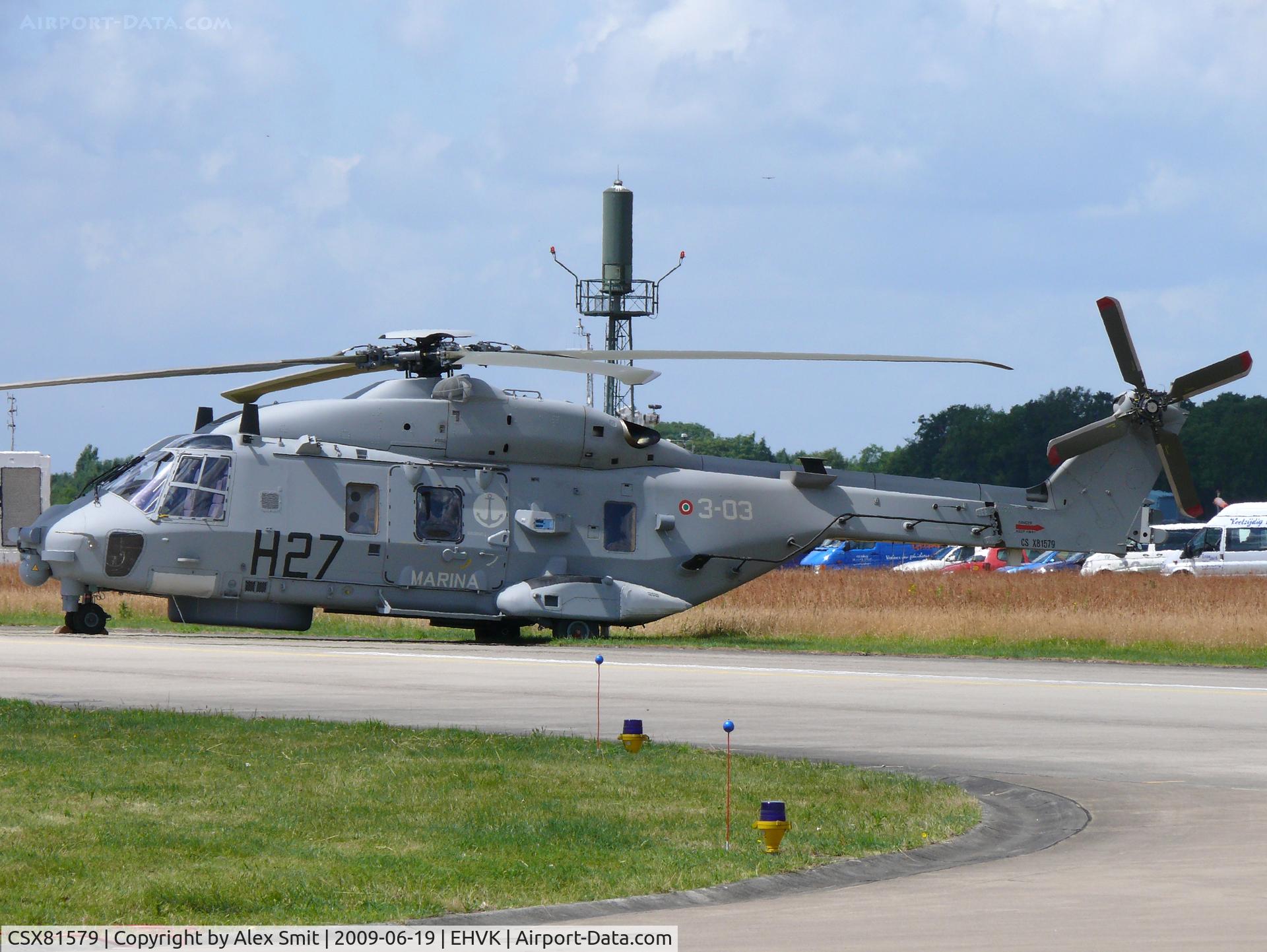 CSX81579, NHI NH-90 NFH Caiman C/N 1024/HITN03, NHI NH-90NFH CSX81579/3-03 Italian Navy still wearing Le Bourget showcode H27