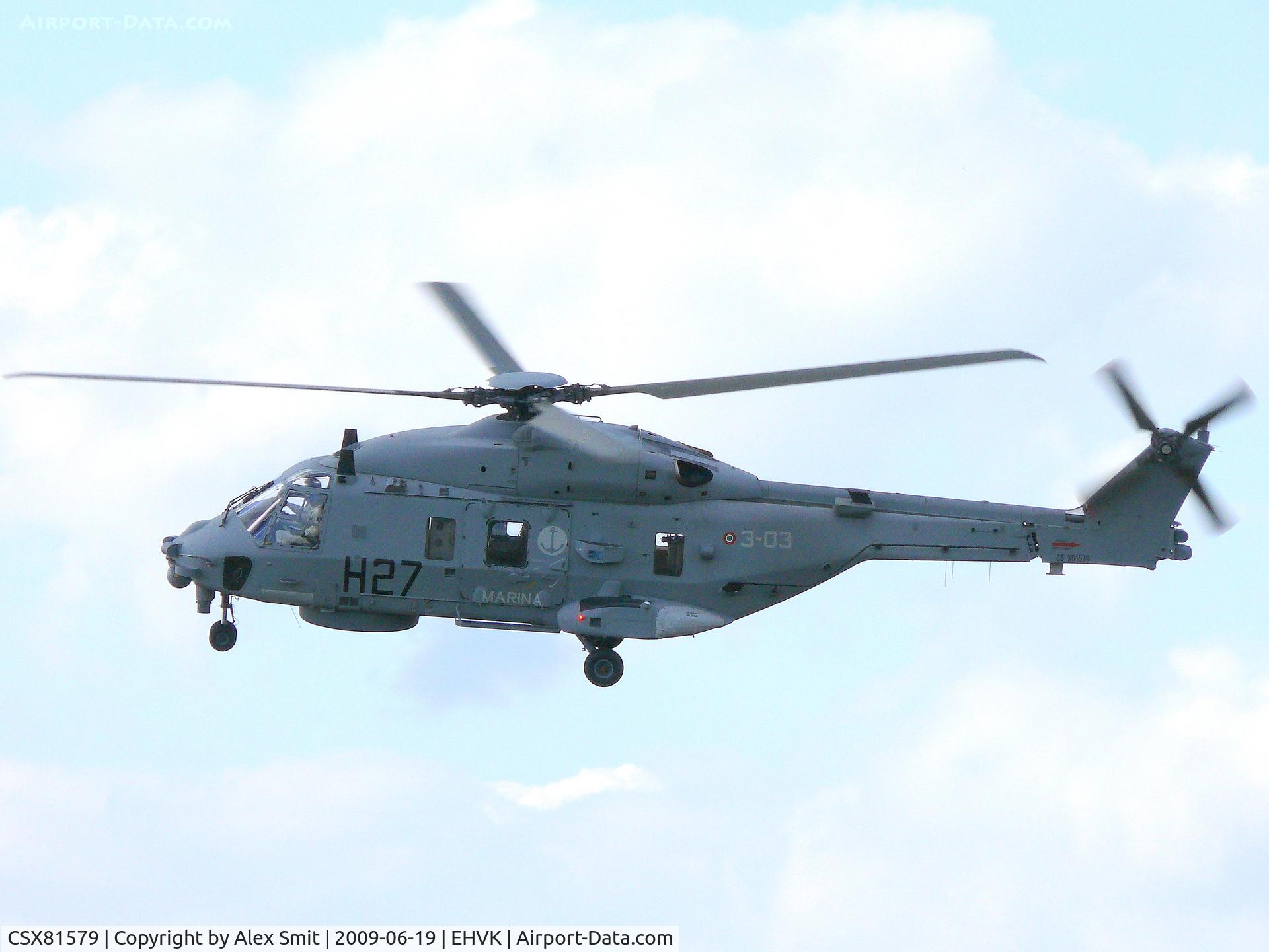 CSX81579, NHI NH-90 NFH Caiman C/N 1024/HITN03, NHI NH-90NFH CSX81579/3-03 Italian Navy still wearing Le Bourget showcode H27