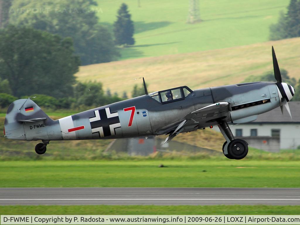 D-FWME, Messerschmitt Bf-109G-4 C/N 0139, Me 109 at Airpower09
