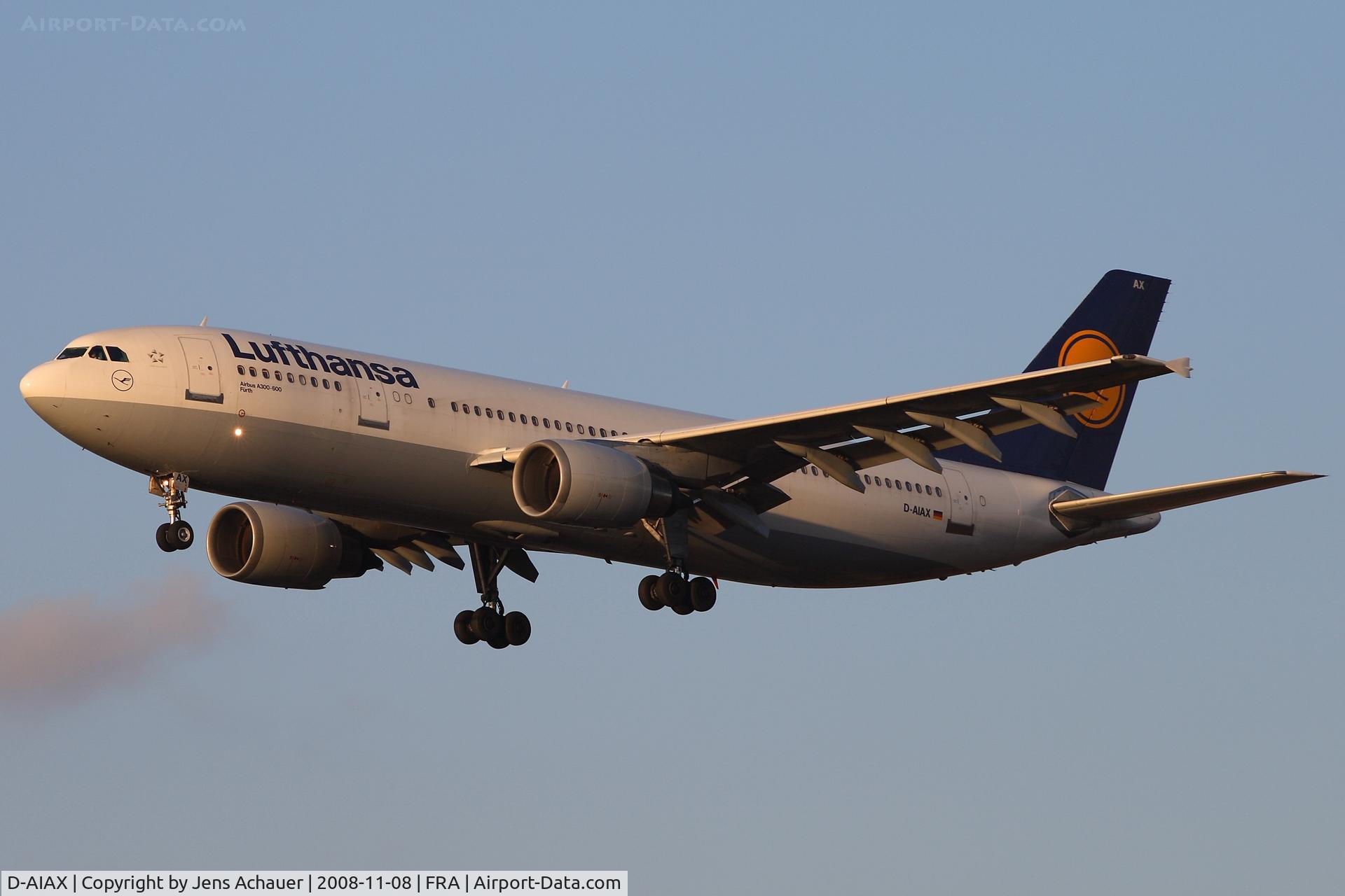 D-AIAX, 1996 Airbus A300B4-605R C/N 773, Lufthansa Airbus 300-605R - Named 