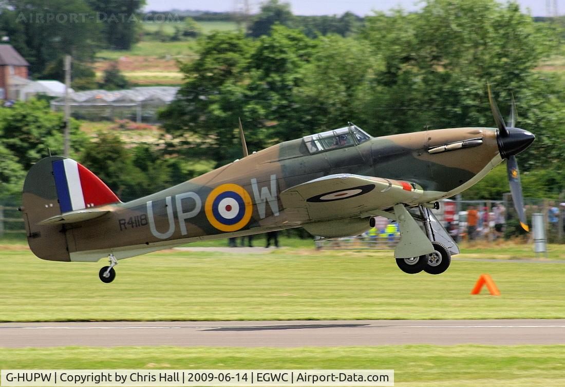 G-HUPW, 1940 Hawker Hurricane I C/N G592301, Cosford Airshow 2009