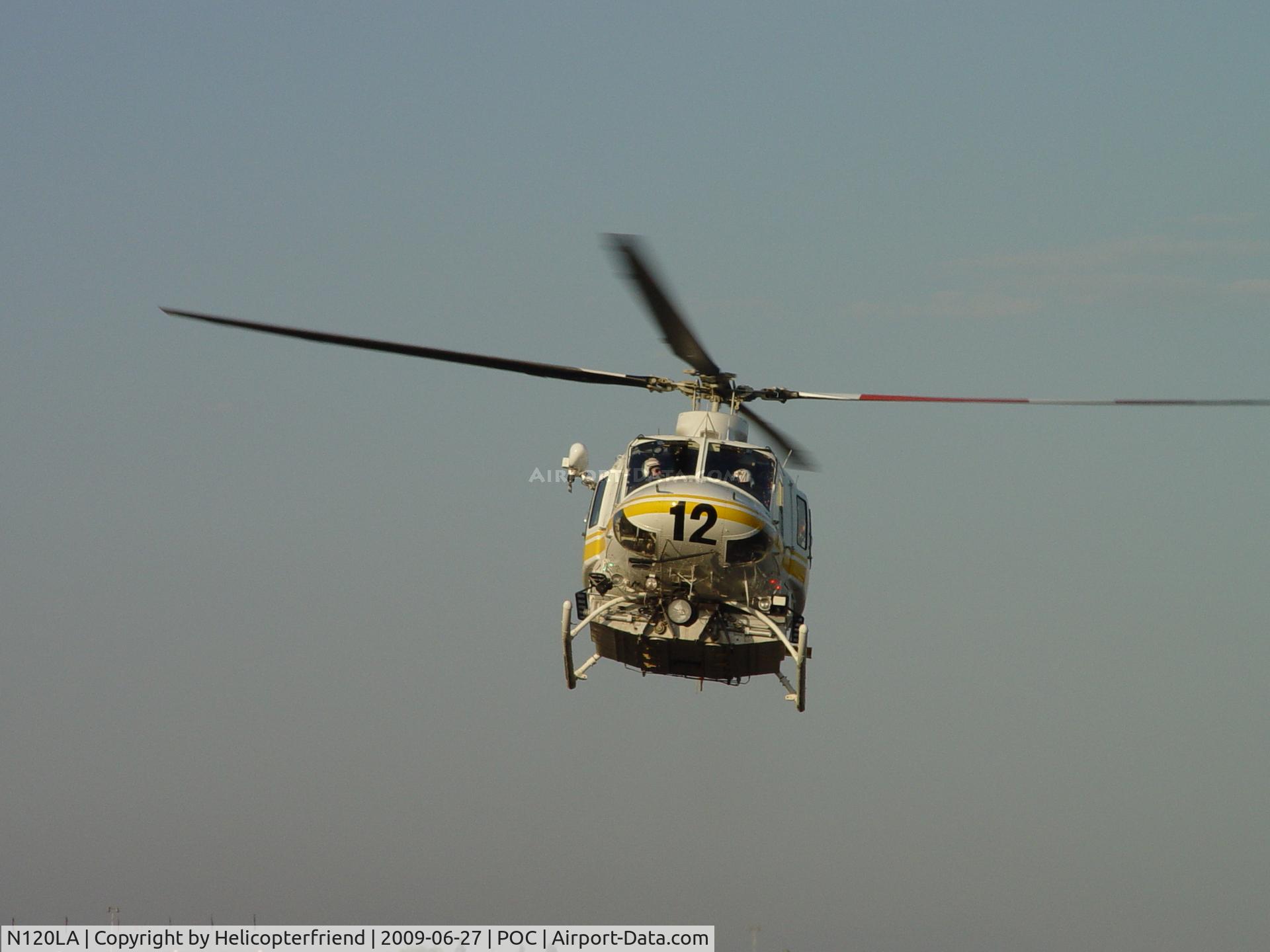 N120LA, 2007 Bell 412EP C/N 36455, Coming back to Eagle Helicopter pad and looking