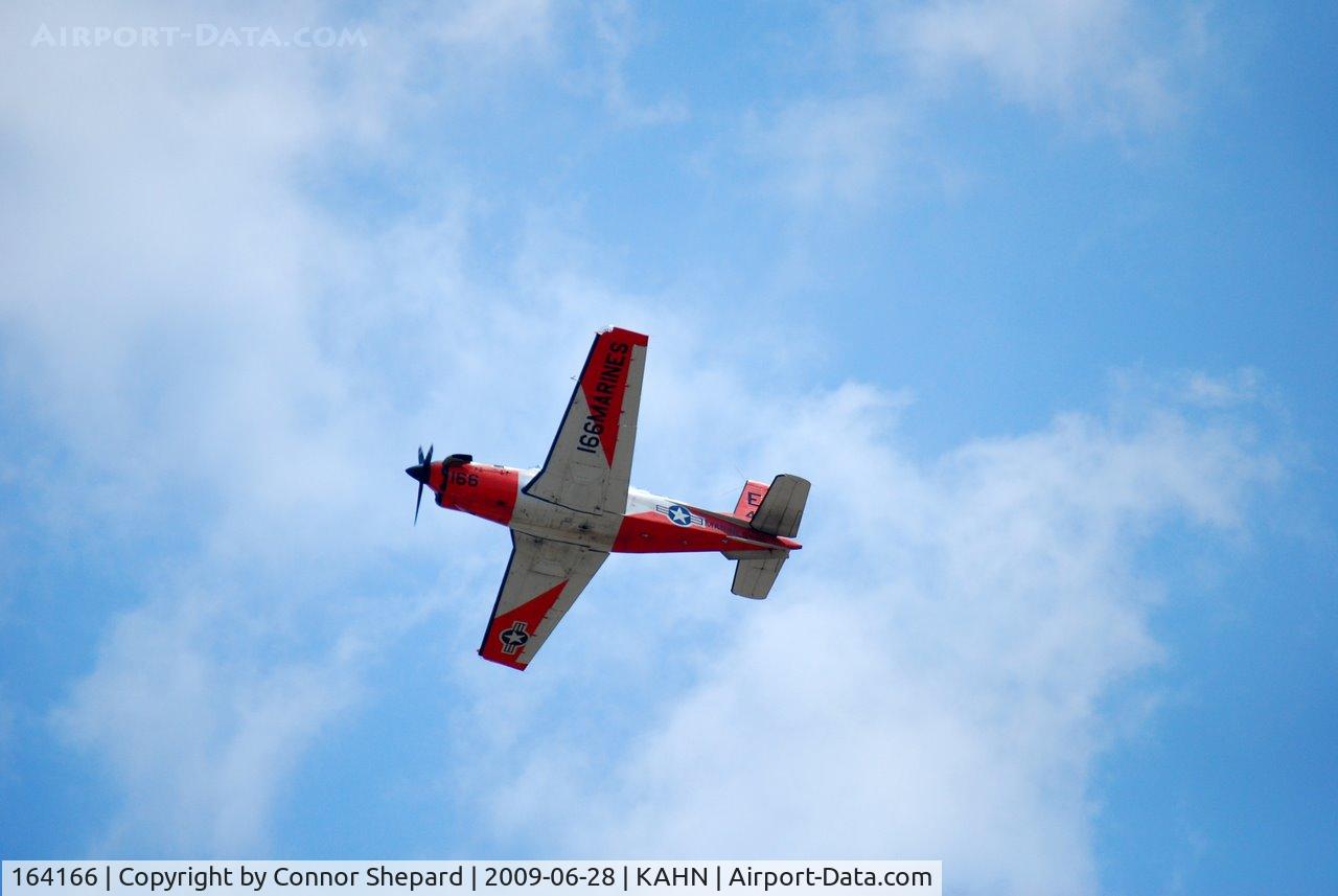 164166, Beech T-34C Turbo Mentor C/N GL-346, Navy Pilots flying cross country