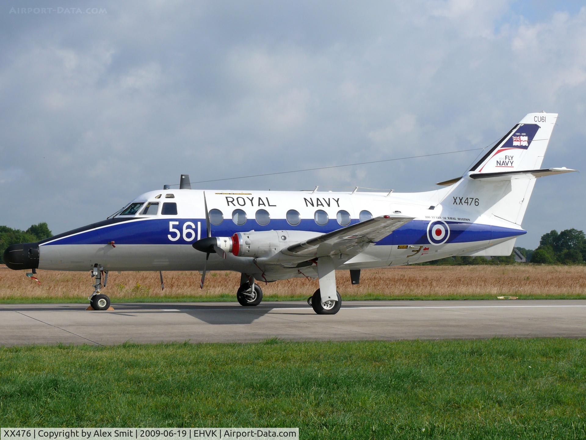 XX476, 1978 Scottish Aviation Jetstream T.2 (HP-137) C/N 216, Scottish Aviation HP137 Jetstream T2 XX476/CU561 Jetstream T2 Royal Navy