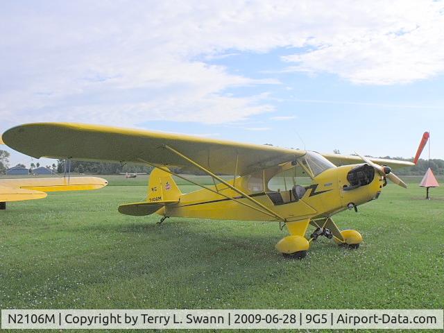 N2106M, 1946 Piper J3C-65 Cub Cub C/N 20889, Parked at Fly-In Breakfast.