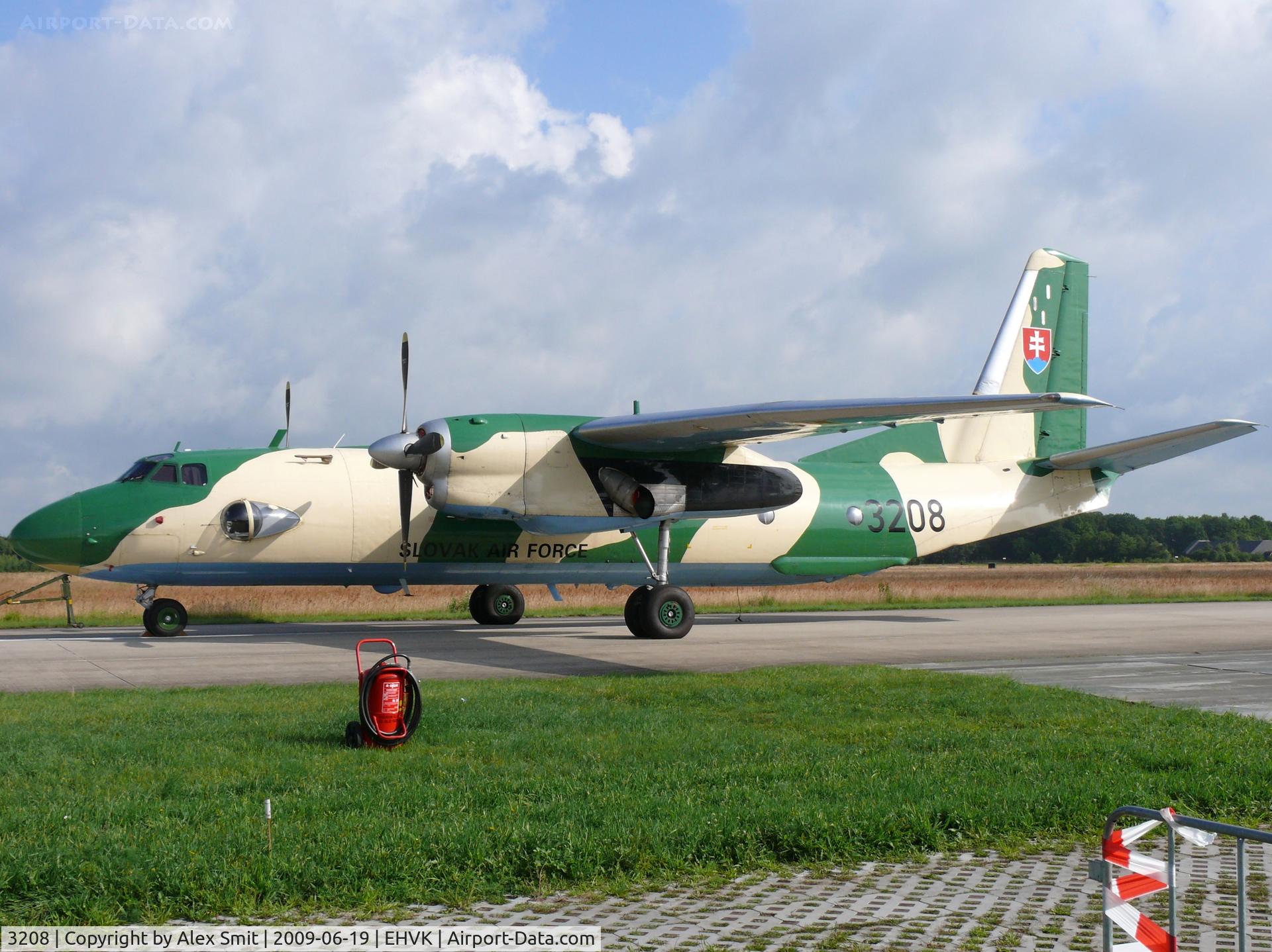 3208, 1983 Antonov An-26 C/N 13208, Antonov An26B Curl 3208 Slovak Air Force