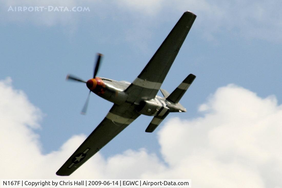 N167F, 1944 North American P-51D Mustang C/N 122-40417, Cosford Airshow 2009