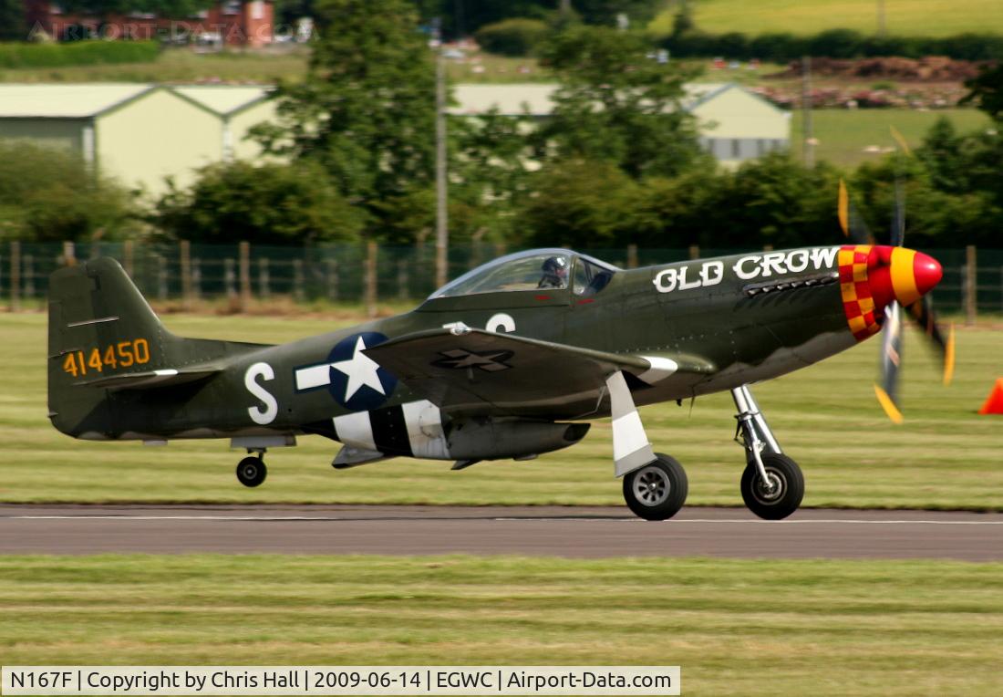 N167F, 1944 North American P-51D Mustang C/N 122-40417, Cosford Airshow 2009