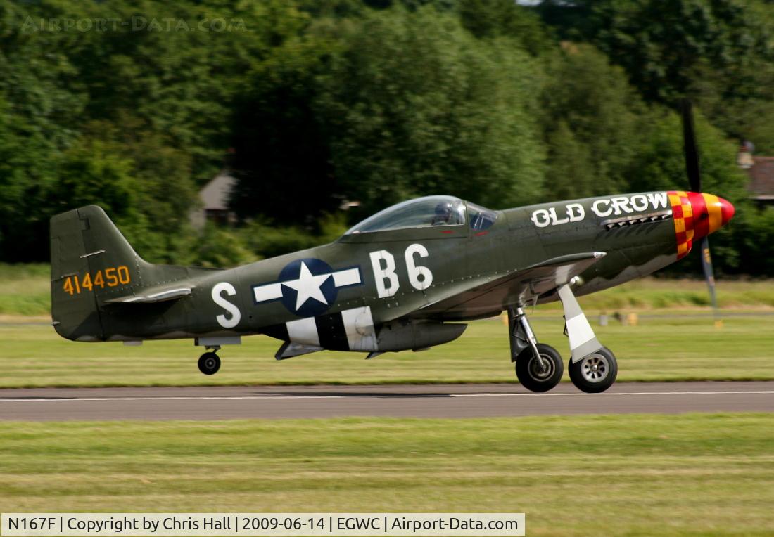 N167F, 1944 North American P-51D Mustang C/N 122-40417, Cosford Airshow 2009