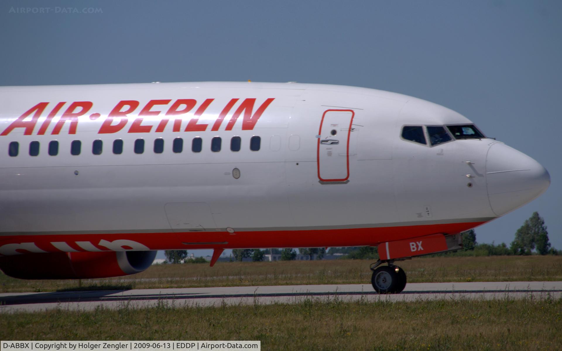 D-ABBX, 2007 Boeing 737-86J C/N 34969, An AIR BERLIN beauty on the way to southern destinations
