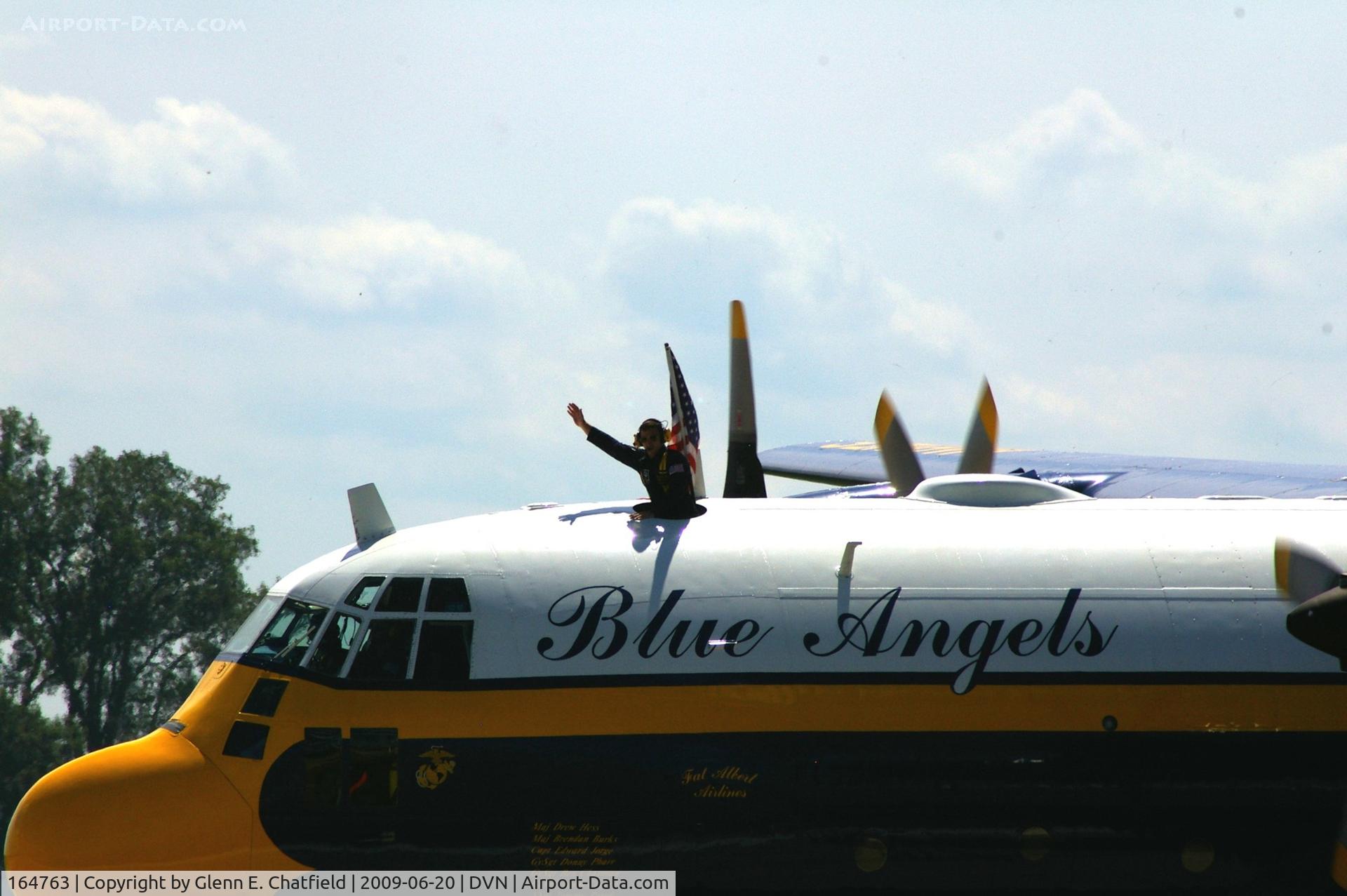 164763, 1992 Lockheed C-130T Hercules C/N 382-5258, Quad Cities Air Show