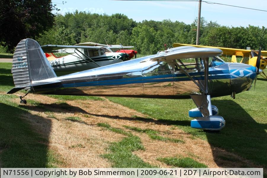 N71556, 1946 Luscombe 8A C/N 2983, Father's Day fly-in at Beach City, Ohio