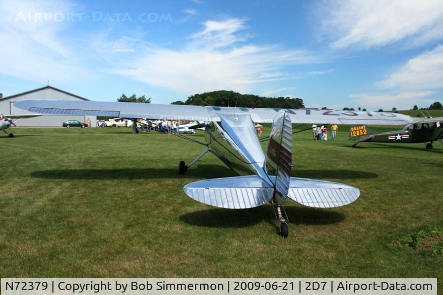 N72379, 1946 Cessna 140 C/N 9565, Father's Day fly-in at Beach City, Ohio