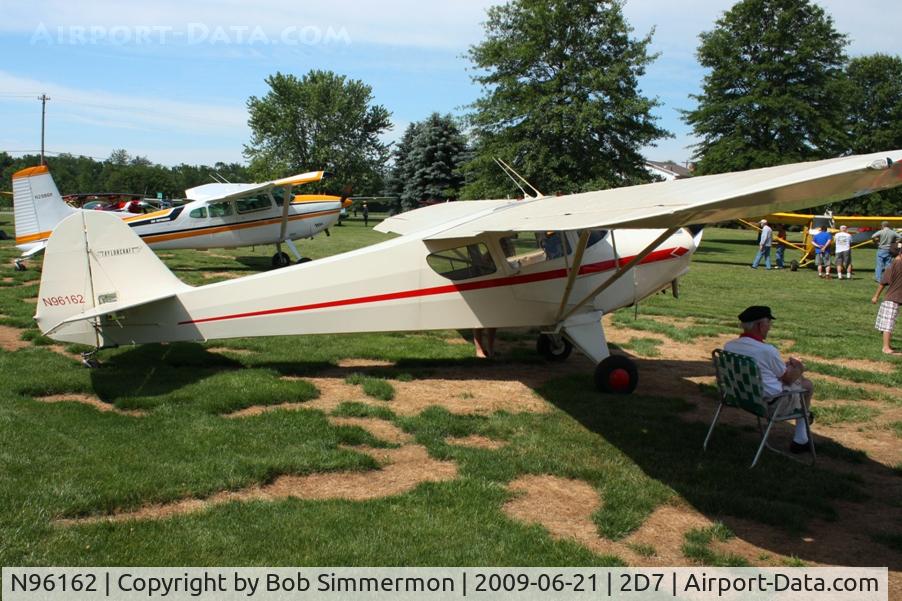 N96162, 1946 Taylorcraft BC12-D C/N 8462, Father's Day fly-in at Beach City, Ohio