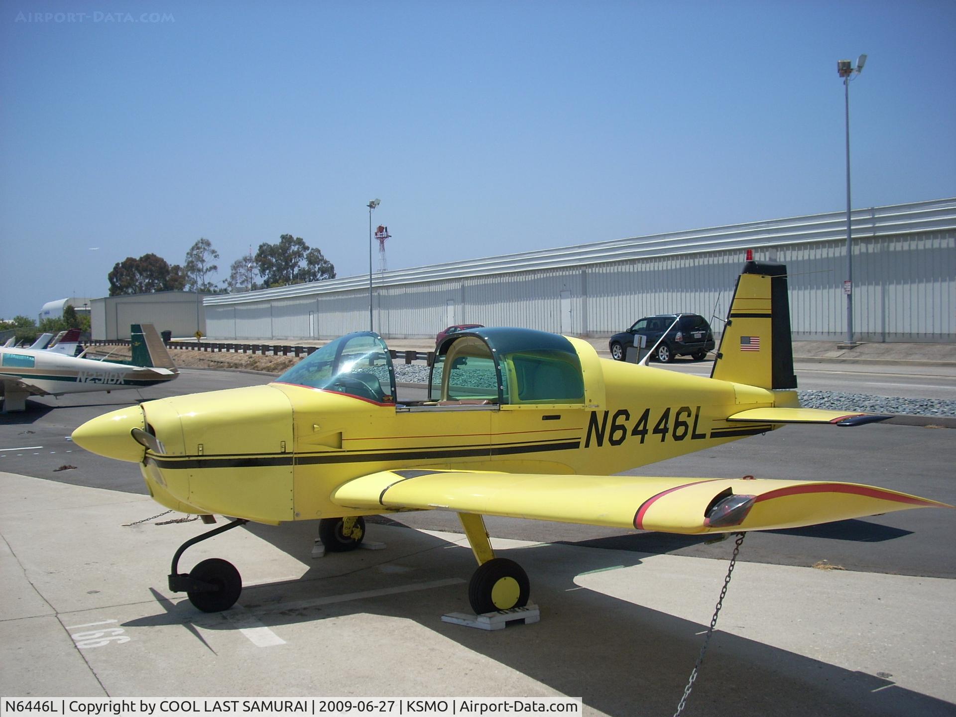 N6446L, 1972 American Aviation AA-1A Trainer C/N AA1A-0446, Santa Monica Airport Tie-down Parking