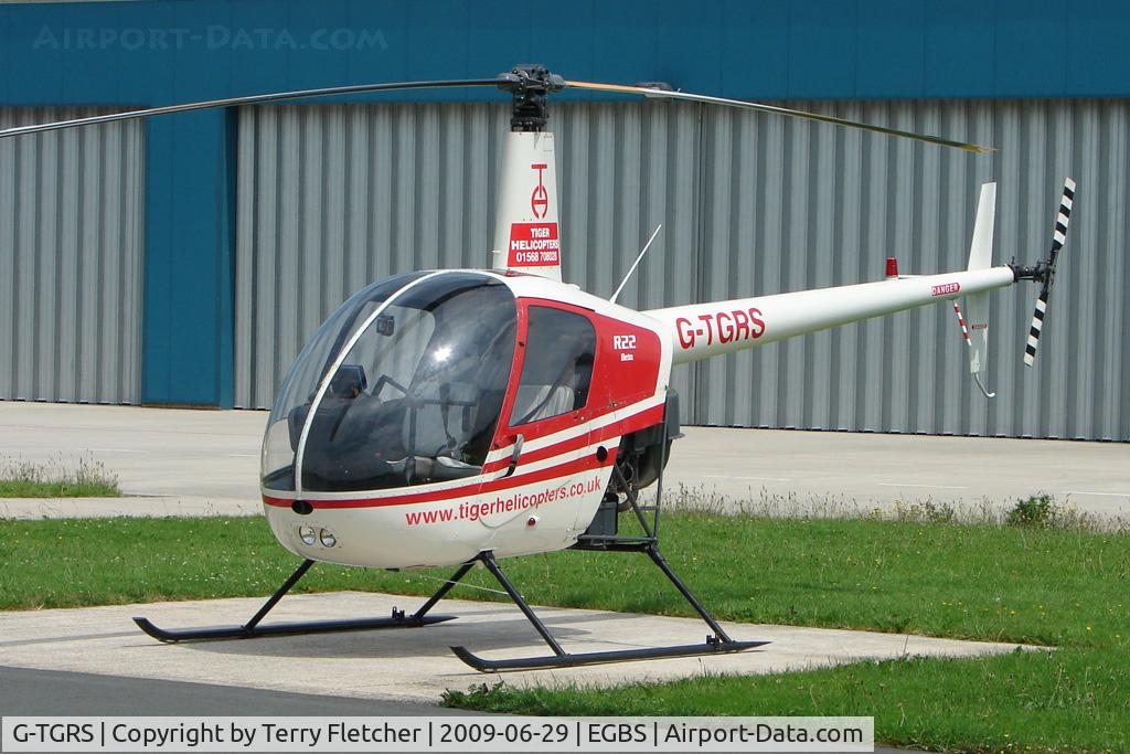 G-TGRS, 1989 Robinson R22 Beta C/N 1069, Tiger Helicopters of Shobdon