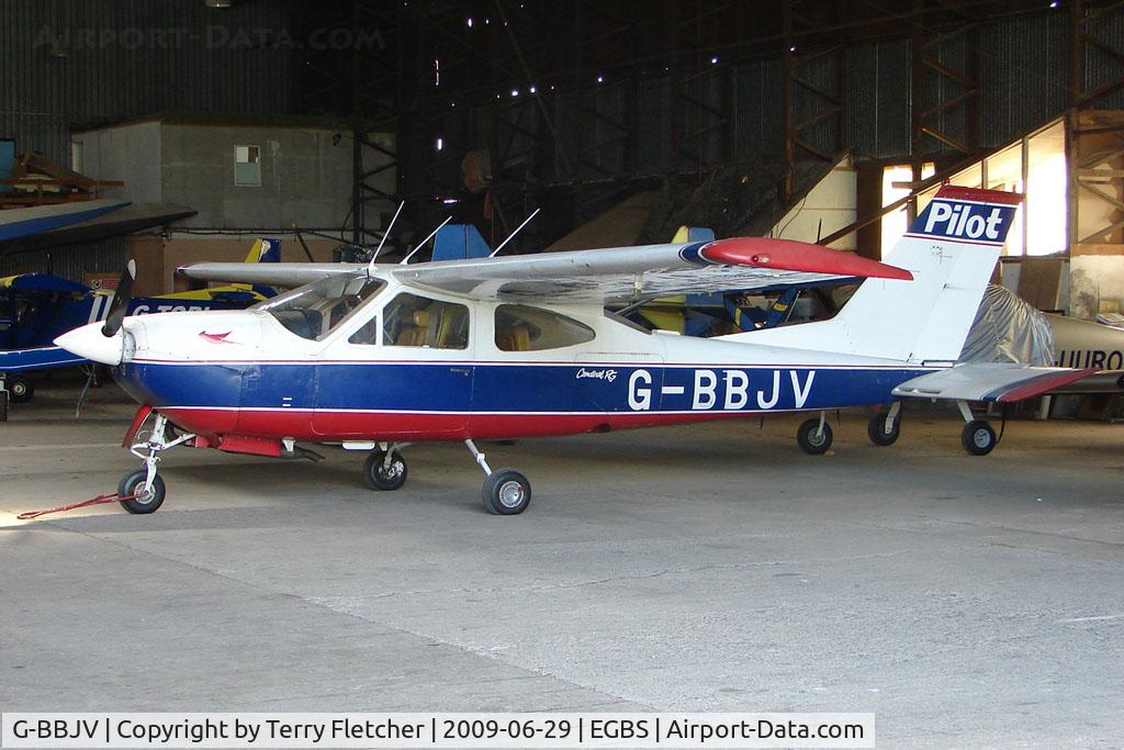 G-BBJV, 1974 Reims F177RG Cardinal RG C/N 0098, Cessna 177RG at Shobdon on the Day of the 2009 LAA Regional Strut Fly-in