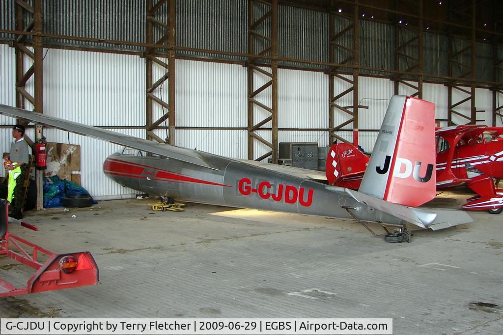 G-CJDU, 1975 Let L-13 Blanik C/N 026303, Glider at Shobdon on the Day of the 2009 LAA Regional Strut Fly-in