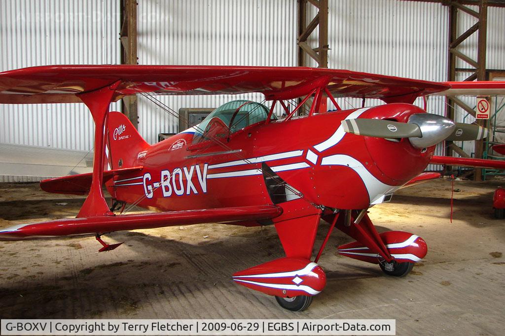 G-BOXV, 1984 Pitts S-1S Special C/N 7-0433, Pitts S-1S at Shobdon on the Day of the 2009 LAA Regional Strut Fly-in