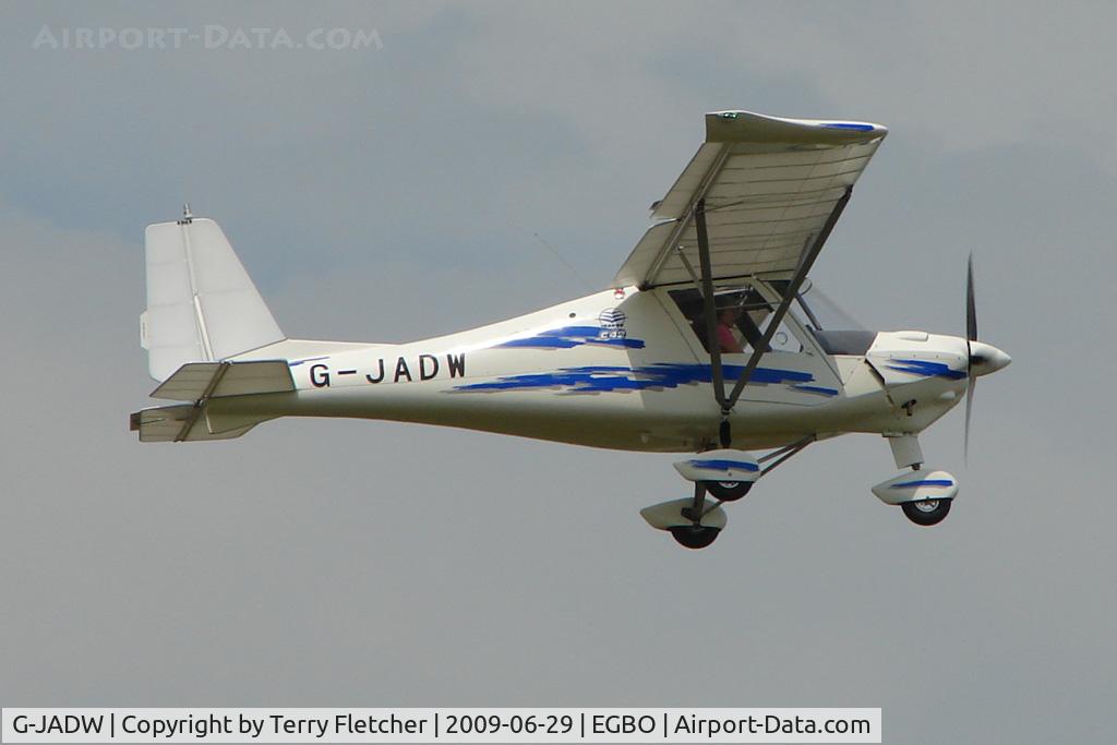 G-JADW, 2008 Comco Ikarus C42 Cyclone FB80 C/N 0810-7013, at Wolverhampton Business Airport
