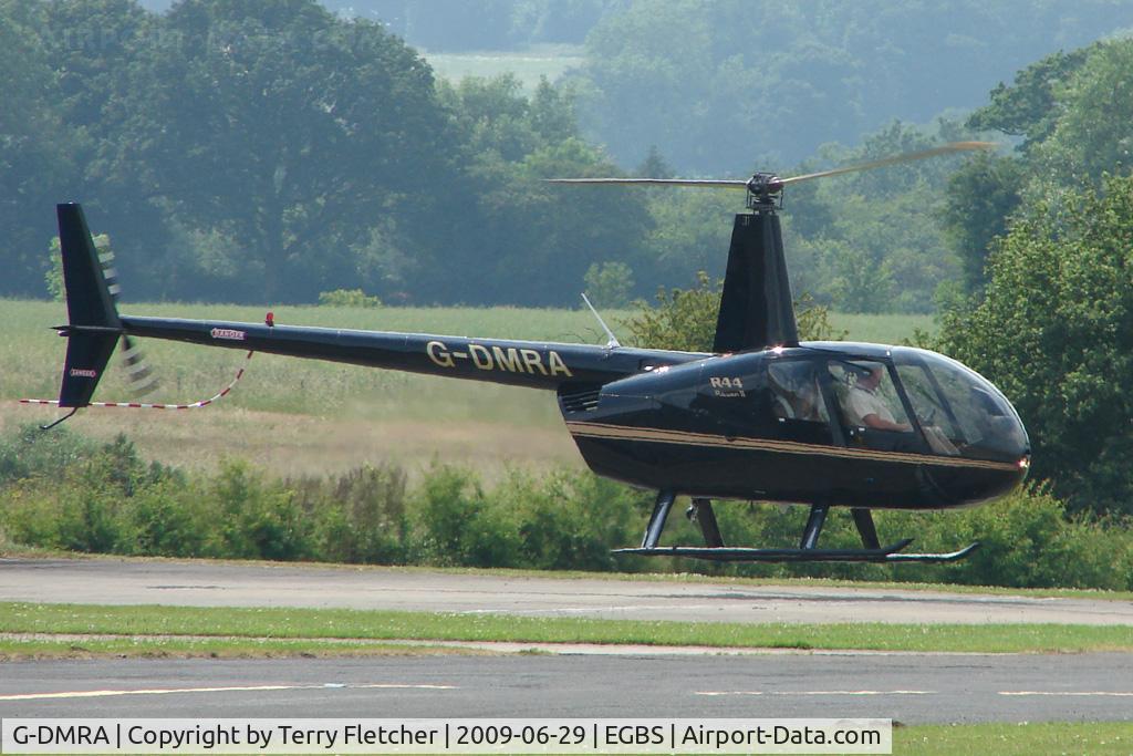 G-DMRA, 2007 Robinson R44 Raven II C/N 11802, Robinson R44 II at Wolverhampton Business Airport