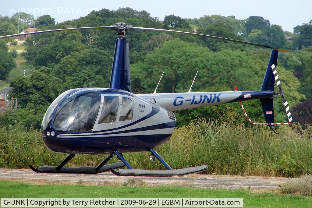 G-IJNK, 2000 Robinson R44 Clipper C/N 0780, R44 at Tatenhill