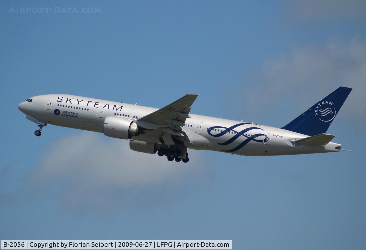 B-2056, 1997 Boeing 777-21B/ER C/N 27525, Skyteam Logojet