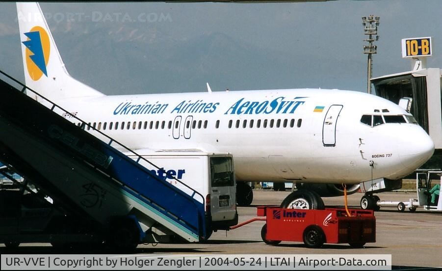 UR-VVE, 1989 Boeing 737-448 C/N 24521, Coming the short way from Ukraine