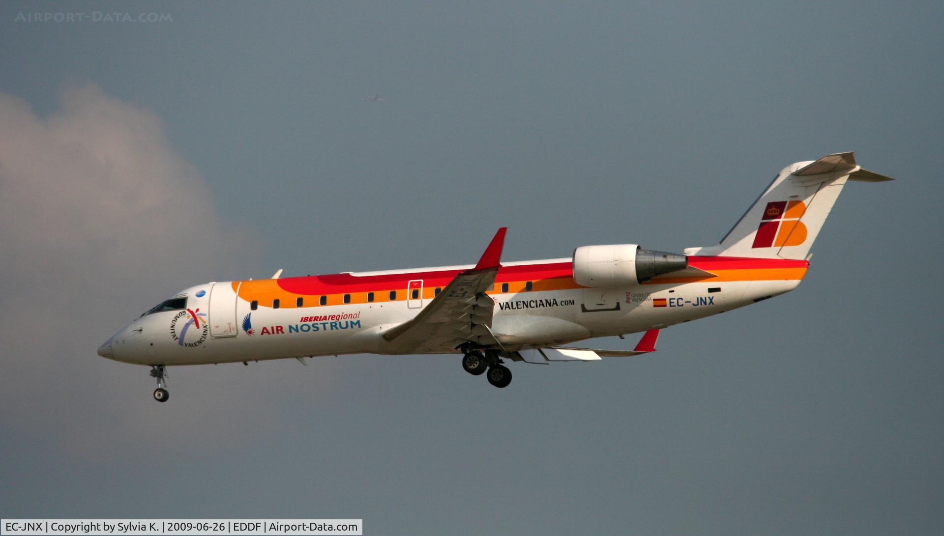 EC-JNX, 2006 Bombardier CRJ-200ER (CL-600-2B19) C/N 8058, Air Nostrum