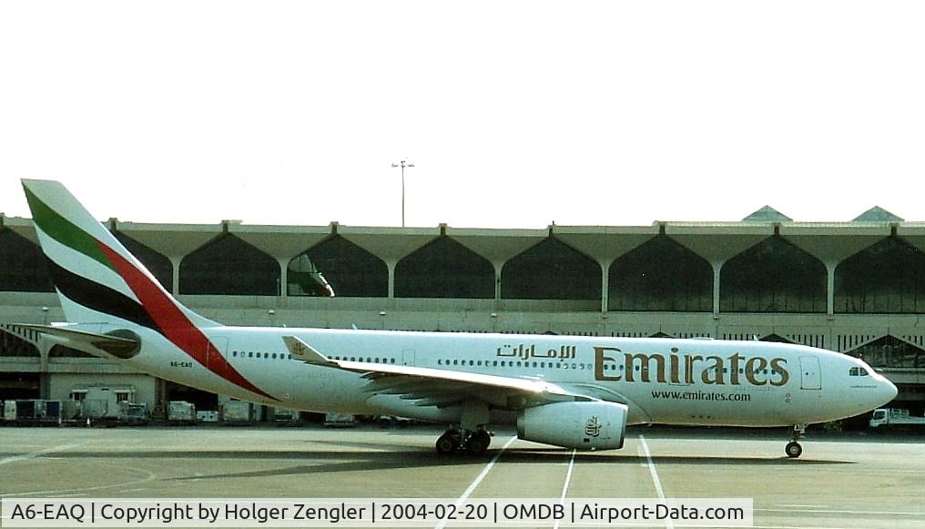 A6-EAQ, 2003 Airbus A330-243 C/N 518, At Dubai airport