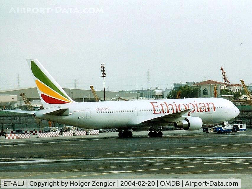 ET-ALJ, 2003 Boeing 767-360/ER C/N 33767, An Ethiopian Boeing at Dubai International