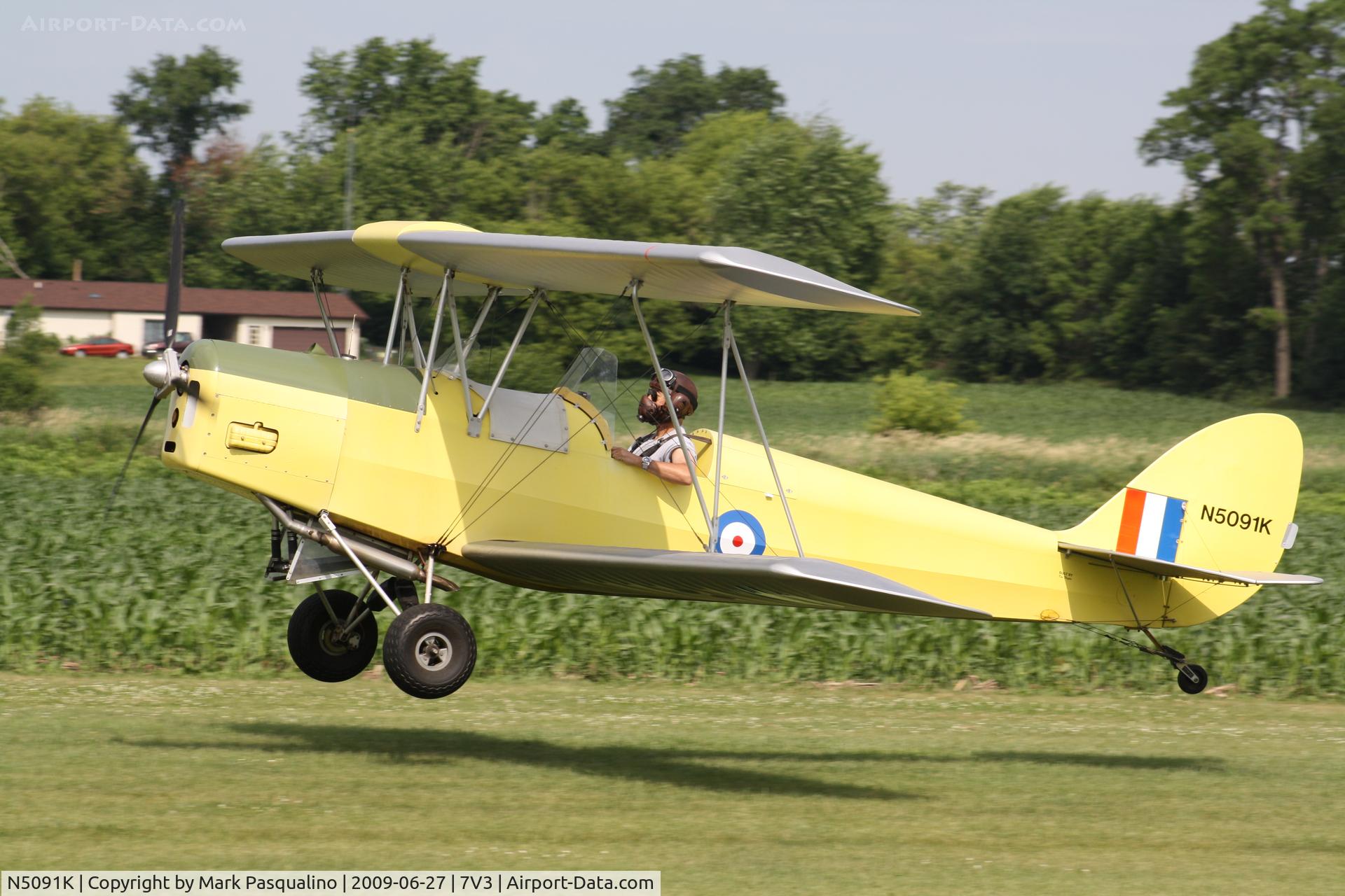N5091K, Fisher R-80 Tiger Moth C/N TM11, R80 Tiger Moth